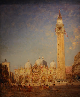 San Marco Meydanı ve Çan Kulesi gösterilmekte.